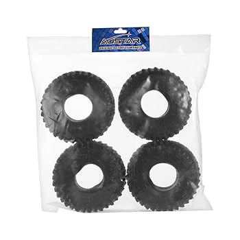 SCX10 ジャンク RC4WD クローラー Amazon | Goolsky 4本 タイヤ 1.9インチ 120mmロック クローラー